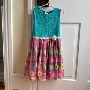 Girls flower 5T dress